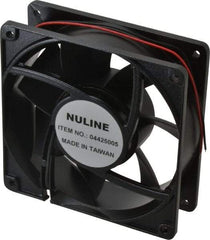 Value Collection - 48 Volts, DC, 145 CFM, Square Tube Axial Fan - 0.4 Amp Rating, 2,600 to 2,900 RPM, 4.7" High x 4.7" Wide x 1-1/2" Deep - Makers Industrial Supply