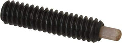 Gibraltar - 1/4-20, 1" Thread Length, 3/16" Plunger Projection, Steel Threaded Spring Plunger - 0.116 - 0.118" Max Plunger Diam, 1" Plunger Length, 3 Lb Init End Force, 13 Lb Final End Force - Makers Industrial Supply