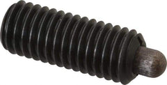 Gibraltar - 1/2-13, 1-1/4" Thread Length, 1/4" Plunger Projection, Steel Threaded Spring Plunger - 0.246 - 1/4" Max Plunger Diam, 1-1/4" Plunger Length, 2.7 Lb Init End Force, 9.3 Lb Final End Force - Makers Industrial Supply