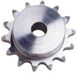 U.S. Tsubaki - 19 Teeth, 5/8" Chain Pitch, Chain Size 50, Plain Bore Sprocket - 5/8" Bore Diam, 3.798" Pitch Diam, 4.12" Outside Diam - Makers Industrial Supply