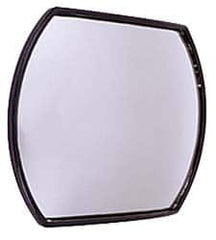 Value Collection - 5-1/2" Long to 4" Wide Automotive Convex Mirror - Stainless Steel - Makers Industrial Supply