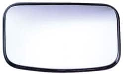 Value Collection - 8" Long to 4" Wide Automotive Clamp-On Convex Mirror - Stainless Steel - Makers Industrial Supply