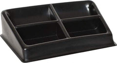 Bayhead Products - 8-1/2" Wide x 3" High x 8-1/2" Deep, Small Parts Assembly Tray - Plastic Frame, 4 Compartments, 4-1/2" Wide x 3" Deep Bin - Makers Industrial Supply