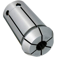 Techniks - SYOZ20/EOC12 4mm Single Angle Collet - 0.0004" TIR, 1.34" OAL, 0.78" Overall Diam - Exact Industrial Supply