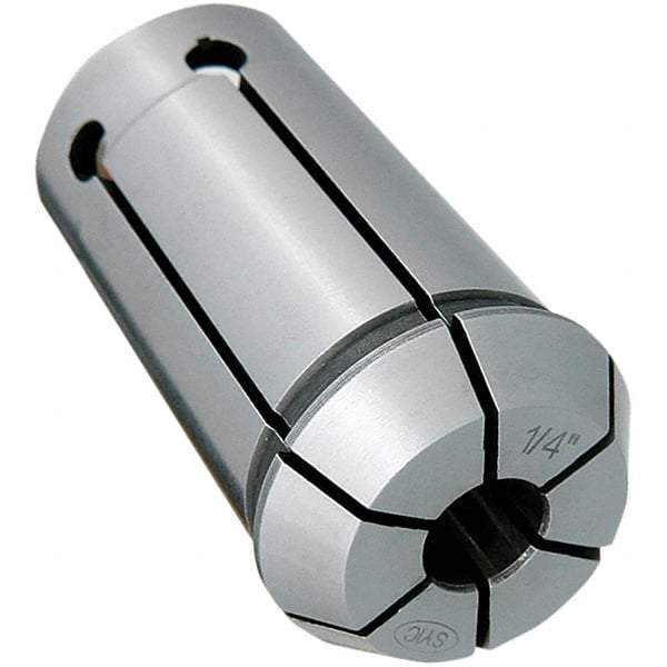 Techniks - SYOZ20/EOC12 10mm Single Angle Collet - 0.0004" TIR, 1.34" OAL, 0.78" Overall Diam - Exact Industrial Supply