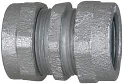 Cooper Crouse-Hinds - 3/4" Trade, Malleable Iron Compression Rigid/Intermediate (IMC) Conduit Coupling - Noninsulated - Makers Industrial Supply