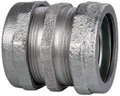 Cooper Crouse-Hinds - 1-1/2" Trade, Malleable Iron Compression Rigid/Intermediate (IMC) Conduit Coupling - Noninsulated - Makers Industrial Supply