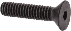 Value Collection - #12-24 UNC Hex Socket Drive, 82° Flat Screw - Alloy Steel, Black Oxide Finish, Fully Threaded, 1" OAL - Makers Industrial Supply