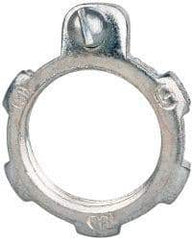 Cooper Crouse-Hinds - 1/2" Trade, Steel Threaded Rigid/Intermediate (IMC) Conduit Locknut - Noninsulated - Makers Industrial Supply