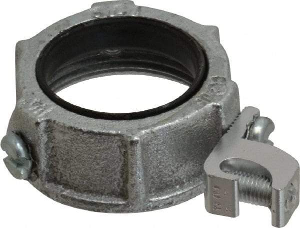 Cooper Crouse-Hinds - 1-1/4" Trade, Malleable Iron Threaded Rigid/Intermediate (IMC) Conduit Bushing - Partially Insulated - Makers Industrial Supply