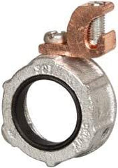 Cooper Crouse-Hinds - 1" Trade, Malleable Iron Threaded Rigid/Intermediate (IMC) Conduit Bushing - Partially Insulated - Makers Industrial Supply