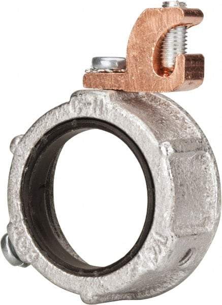 Cooper Crouse-Hinds - 1-1/4" Trade, Malleable Iron Threaded Rigid/Intermediate (IMC) Conduit Bushing - Partially Insulated - Makers Industrial Supply