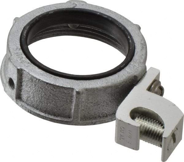 Cooper Crouse-Hinds - 2" Trade, Malleable Iron Threaded Rigid/Intermediate (IMC) Conduit Bushing - Partially Insulated - Makers Industrial Supply