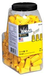 Ideal - 2, 18 to 4, 14 + 1, 18 AWG, 600 Volt, Flame Retardant, Standard Twist on Wire Connector - Yellow, 221°F - Makers Industrial Supply