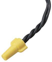 Ideal - 2, 18 to 3, 12 AWG, 600 Volt, Flame Retardant, Wing Twist on Wire Connector - Yellow, 221°F - Makers Industrial Supply