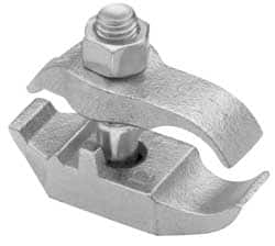 Cooper Crouse-Hinds - 1" Pipe, Malleable Iron, Electro Galvanized Conduit Clamp - 1 Mounting Hole - Makers Industrial Supply