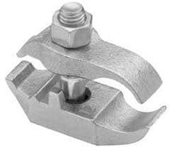 Cooper Crouse-Hinds - 1-1/4" Pipe, Malleable Iron, Electro Galvanized Conduit Clamp - 1 Mounting Hole - Makers Industrial Supply