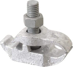 Cooper Crouse-Hinds - 3/4" Pipe, Malleable Iron, Electro Galvanized Conduit Clamp - 1 Mounting Hole - Makers Industrial Supply