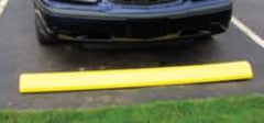 Eagle - 72" Long x 8" Wide x 4" High, Parking Curb - Blue, High Density Polyethylene - Makers Industrial Supply