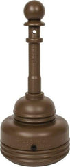 Eagle - 5 Qt Polyethylene Cigarette & Cigar Receptacle - 37-3/4" High - Makers Industrial Supply