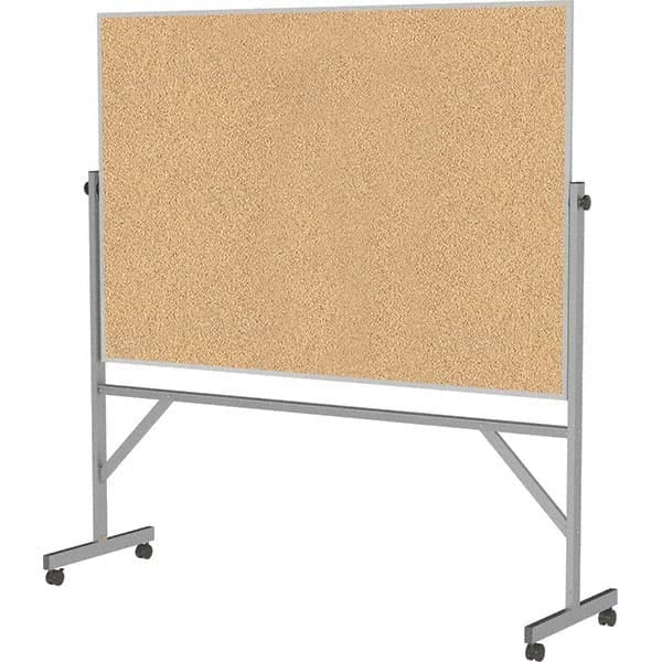 Ghent - Cork Bulletin Boards Style: Reversible Bulletin Board Color: Natural Cork - Makers Industrial Supply