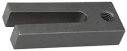 Gibraltar - 1-3/4" Wide x 7/8" High, Carbon Steel, Black Oxide Coated, Tapered, U Shaped Strap Clamp - 21/32" Stud, 3-15/16" Travel, 7" OAL, 3/4" Tapered Height, 5/8" Tapered Length - Makers Industrial Supply