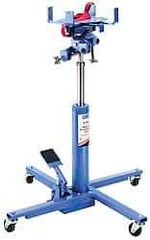 OTC - 1,000 Lb Capacity Pedestal Transmission Jack - 34-1/2 to 75" High, 41" Chassis Width x 41" Chassis Length - Makers Industrial Supply