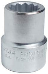 Proto - 1" Drive, Standard Hand Socket - Exact Industrial Supply