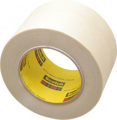 3M - 60 Yd Long x 3" Wide, Series 361, White Silicone Glass Cloth Tape - 7.5 mil Thick, 182 Lb/In Tensile Strength - Makers Industrial Supply