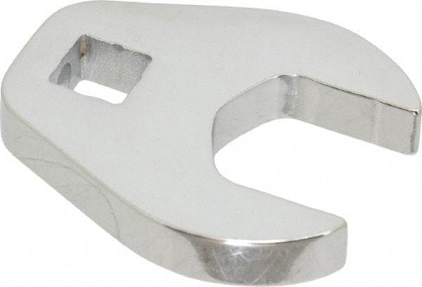 Proto - 13/16" 3/8" Drive Chrome Open End Crowfoot Wrench - 1.72" Head Diam x 1/4" Head Thickness - Makers Industrial Supply