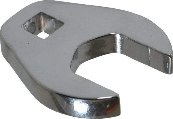 Proto - 7/8" 3/8" Drive Chrome Open End Crowfoot Wrench - 1.781" Head Diam x 1/4" Head Thickness - Makers Industrial Supply