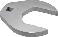 Proto - 2-1/4" 1/2" Drive Chrome Open End Crowfoot Wrench - 4-7/32" Head Diam x 1/2" Head Thickness - Makers Industrial Supply