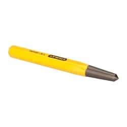 Stanley - 1/4" Center Punch - 4" OAL, Tempered Steel - Makers Industrial Supply