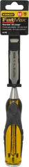 Stanley - 9" OAL x 5/8" Blade Width Wood Chisel - 5/8" Tip, Patented Bi-Material Break Resistant Handle - Makers Industrial Supply