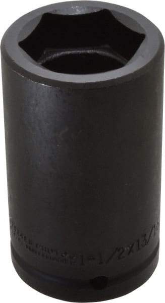 Proto - 3/4" Drive 1-1/2" Deep Thin Wall Impact Socket - 6 Points, 4" OAL - Makers Industrial Supply