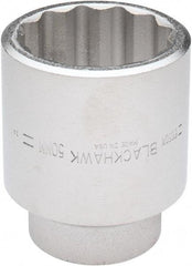 Blackhawk by Proto - 3/4" Drive, Standard Hand Socket - 12 Points, 3-3/32" OAL, Alloy Steel, Black Finish - Makers Industrial Supply