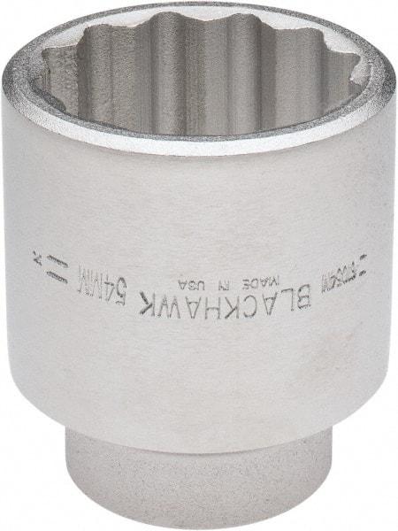 Blackhawk by Proto - 3/4" Drive, Standard Hand Socket - 12 Points, 3-13/64" OAL, Alloy Steel, Black Finish - Makers Industrial Supply