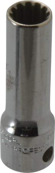 Proto - 3/8" Drive, 3/8" Socket, Spline Socket - 12 Points, 2-1/8" OAL - Makers Industrial Supply