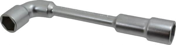 Facom - 15/16", 6 Point, Satin Chrome Coated, 90 ° Offset Socket Wrench - 250mm OAL, 34.5mm Head Thickness - Makers Industrial Supply