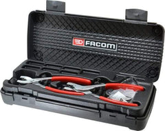 Facom - 21 Piece, Convertible Retaining Ring Pliers Set - 13-3/16" OAL, Comes in Plastic Case - Makers Industrial Supply