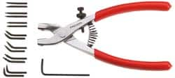 Facom - 200mm OAL, Cushion Grip Smooth Retaining Ring Pliers - Features Interchangeable Tips - Makers Industrial Supply