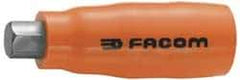 Facom - 1/2" Drive, 14mm Hex Bit Socket - 3-5/8" OAL, 11/16" Bit Length, Insulated - Makers Industrial Supply