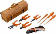 Facom - 8 Piece Insulated Tool Set - Comes with Leather Case - Makers Industrial Supply
