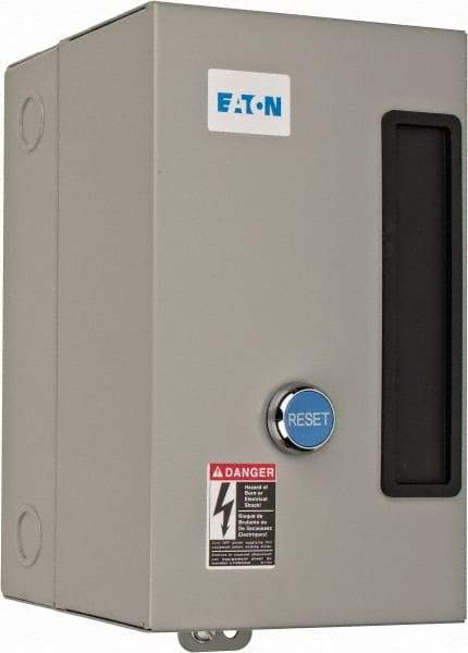 Eaton Cutler-Hammer - 208 Coil VAC, 9 Amp, Nonreversible Enclosed Enclosure NEMA Motor Starter - 1-1/2 hp at 1 Phase, 1 Enclosure Rating - Makers Industrial Supply