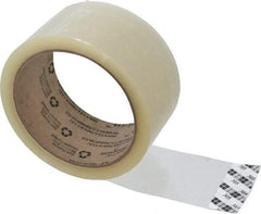 3M - 2" x 55 Yd Clear Acrylic Adhesive Sealing Tape - Polypropylene Film Backing, 1.8 mil Thick, 19 Lb Tensile Strength, Series 305 - Makers Industrial Supply