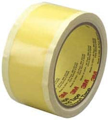 3M - 36 Yds. x 2", Yellow Polyethylene Film Tape - 695 Series, 3 mil Thick, 8 Lb./Inch Tensile Strength - Makers Industrial Supply