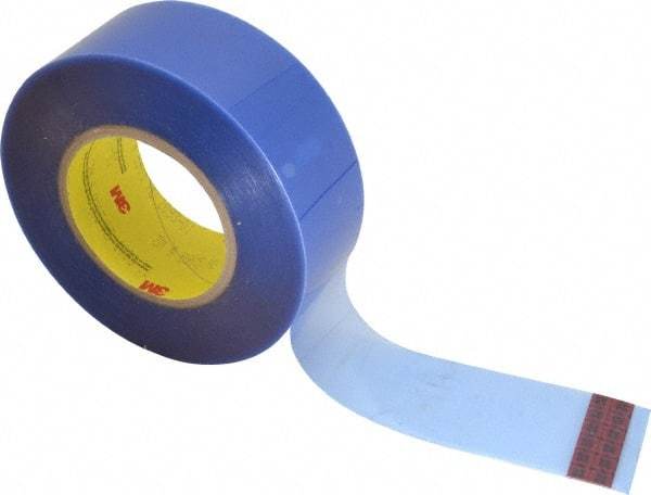 3M - 2" Wide x 72 Yd Long Blue Polyester Film Painter's Tape - Series 8905, 6.5 mil Thick, 110 In/Lb Tensile Strength - Makers Industrial Supply