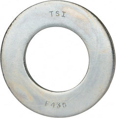 Value Collection - 1-3/4" Screw, Grade 8 Alloy Steel SAE Flat Washer - 1-7/8" ID x 3-3/8" OD, 0.196" Thick, Zinc-Plated Finish - Makers Industrial Supply