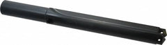 Allied Machine and Engineering - Series 3, 1-13/32 to 1-7/8" Diam, 1-1/4" Diam Straight Shank, Straight Flute Spade Drill - 8-1/4" Max Depth, 9-11/16" Body Length, 13-1/2" OAL, Standard Length, Through Coolant - Makers Industrial Supply