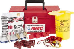 NMC - 40 Piece Electrical Lockout Kit - Keyed Differently, Comes in Tool Box - Makers Industrial Supply